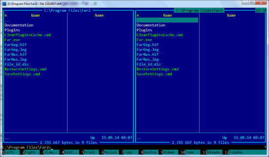 Far Manager, how to use Far Manager, Far Manager snapshot and restore workflow